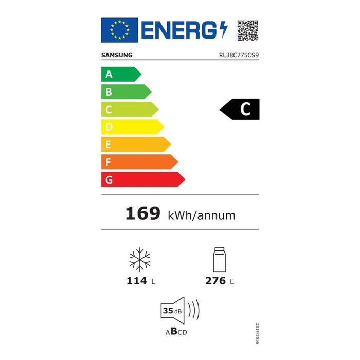 Samsung RL38T775CSR/EG Kühl-Gefrierkombination