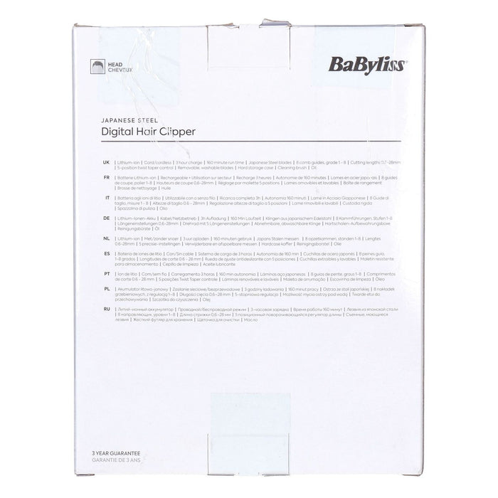 BaByliss E990E Japanese Steel Digital Haarschneider