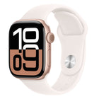 Apple Watch Series 10 42mm GPS+4G Rosegold Aluminiumgehäuse Sportarmband Blassrosa S/M