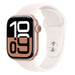 Apple Watch Series 10 GPS+Cellular 42mm Aluminium Roségold Sportarmband Blassrosa S/M