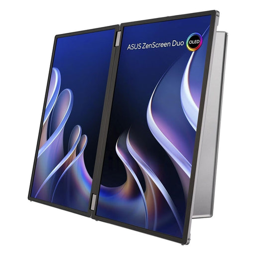 Produktbild Portabler Monitor - ASUS ZenScreen Duo OLED MQ149CD tragbarer Computerbildschirm 14" (35,6cm) Silber