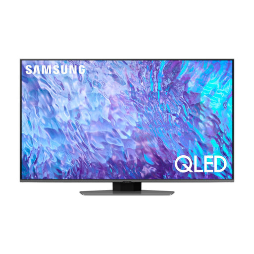 Produktbild QLED-Fernseher - Samsung QE50Q80CATXXN Fernseher 50" (127cm) 4K Ultra HD Smart-TV WLAN Karbon, Silber