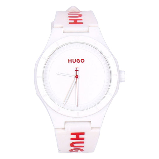 Produktbild Quarzuhr - Hugo Lit Herren Quarzuhr weiss