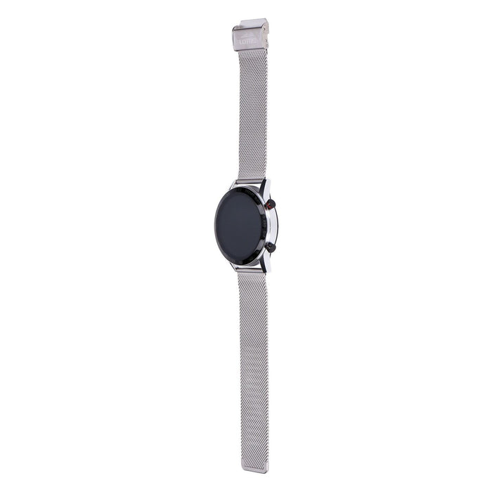Lotus Herren Smartwatch 45 mm Edelstahl silber