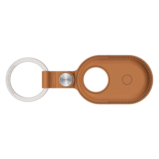 Produktbild Smartwatch-Zubehör - Samsung Galaxy SmartTag2 Braloba Key Ring Case Lederring in Braun