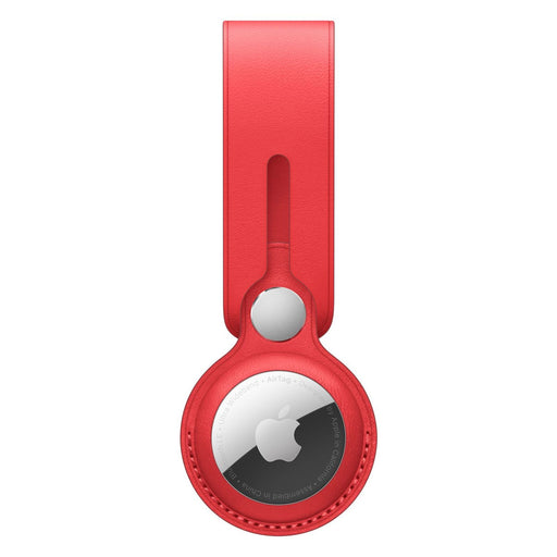 Produktbild Schlüsseltasche - Apple AirTag Leder Loop Anhänger Product Red