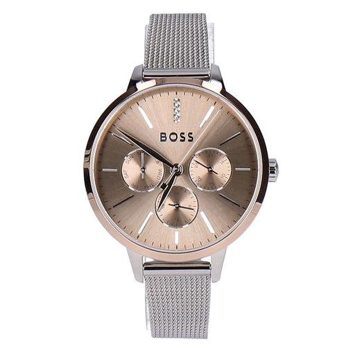 Produktbild Quarzuhr - HUGO BOSS Symphony Multi Edelstahl Rose Damen Armbanduhr
