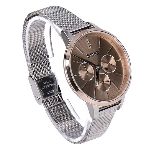 Produktbild Quarzuhr - HUGO BOSS Symphony Multi Edelstahl Rose Damen Armbanduhr