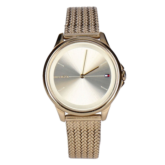Tommy Hilfiger Delphine Dressed Up Damenuhr Gold Armbanduhr Goldfarben