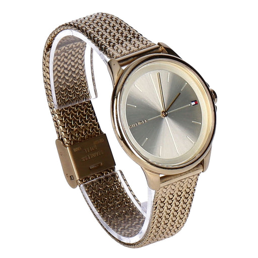 Produktbild Quarzuhr - Tommy Hilfiger Delphine Dressed Up Damenuhr Gold Armbanduhr Goldfarben