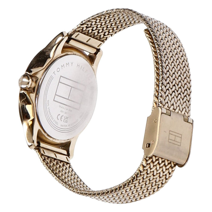 Tommy Hilfiger Delphine Dressed Up Damenuhr Gold Armbanduhr Goldfarben