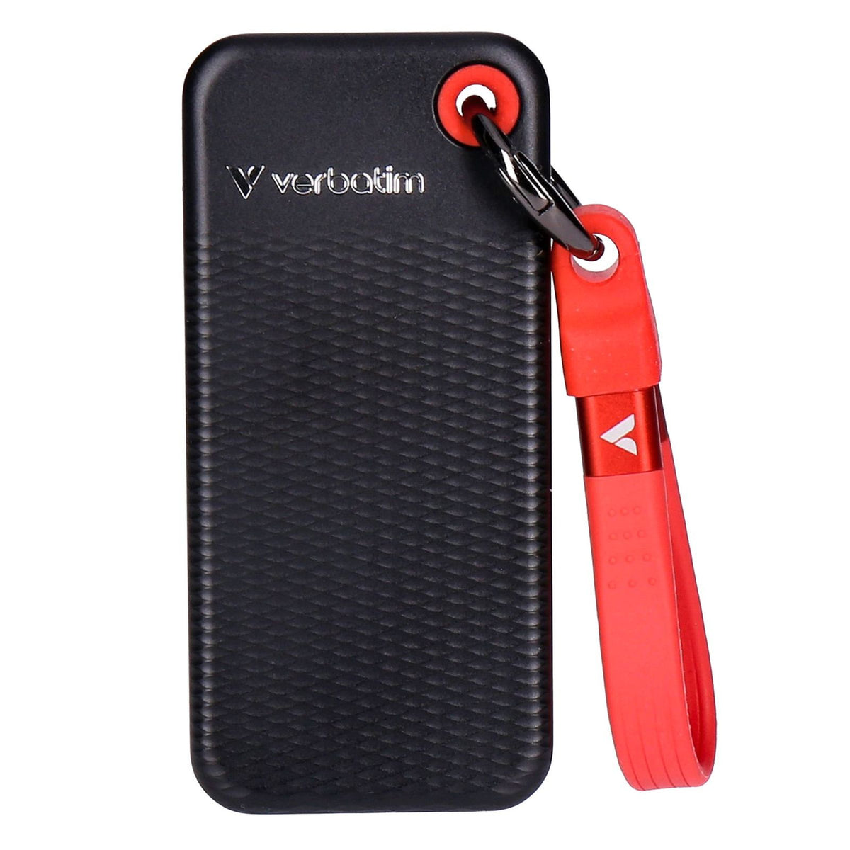 Produktbild externe SSD - Verbatim Pocket SSD-Festplatte 1TB USB Typ-C 3.2 Gen 2 (3.1 Gen 2) Schwarz, Rot