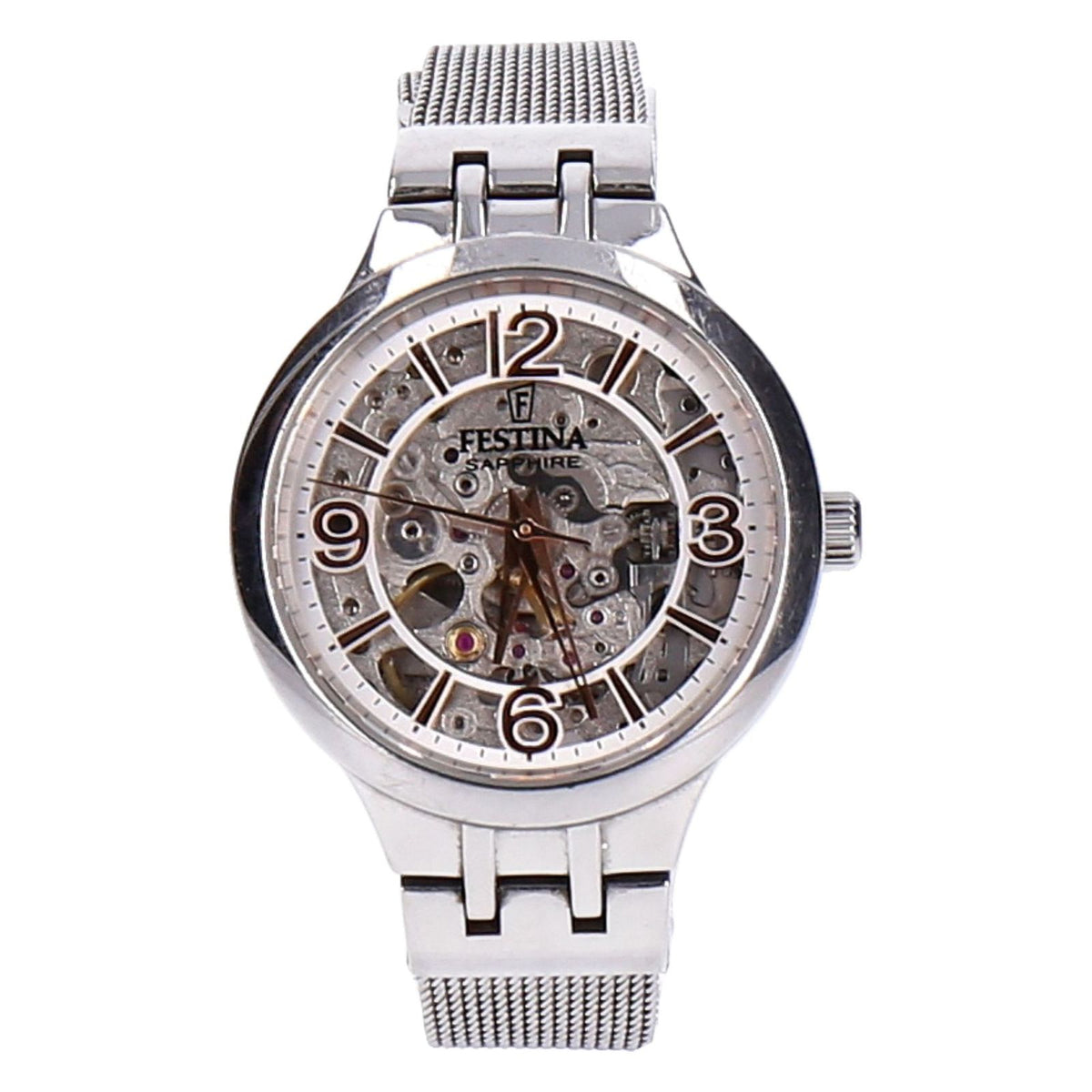 Produktbild Automatikuhr - Festina Automatikuhr F20579/1 Damen silber Edelstahl