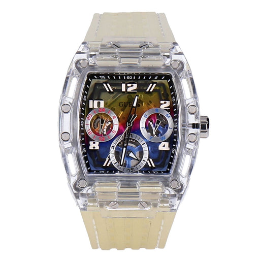 Produktbild Quarzuhr - Guess Phoenix One Size Transparent Rainbow Herrenarmbanduhr