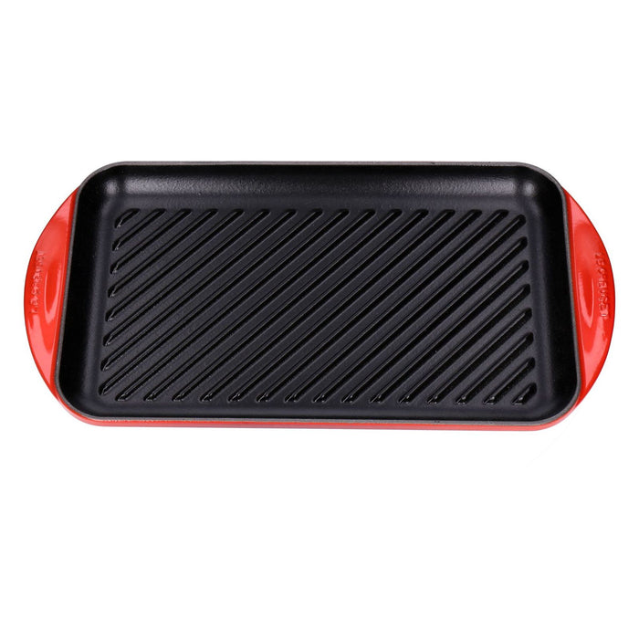 Le Creuset Grillplatte extragroß kirschrot