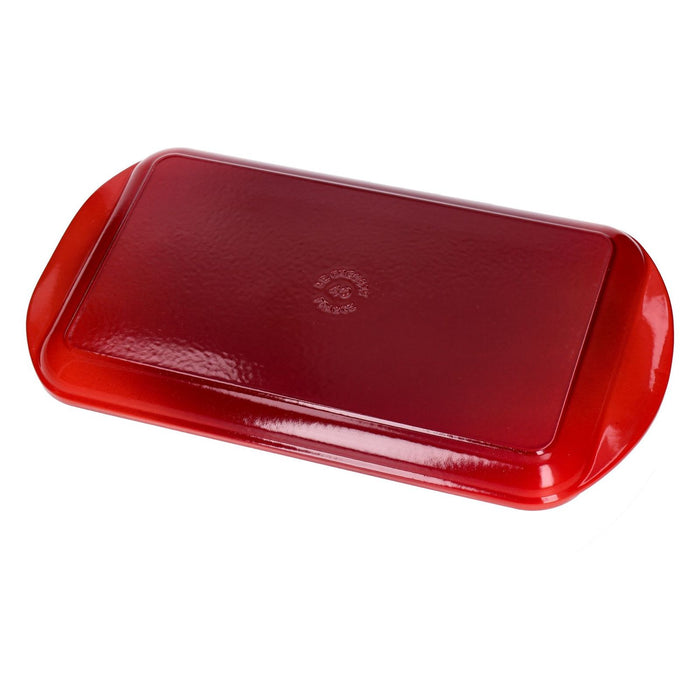 Le Creuset Grillplatte extragroß kirschrot