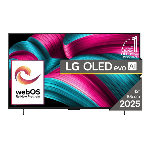 Produktbild OLED-Fernseher - LG OLED evo AI OLED42C51LA Fernseher 106,7 cm (42") 4K Ultra HD Smart-TV WLAN Schwarz