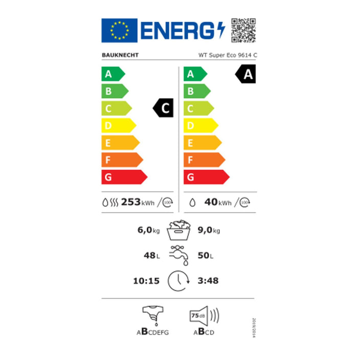 Bauknecht WT Super Eco 8614 C Waschtrockner