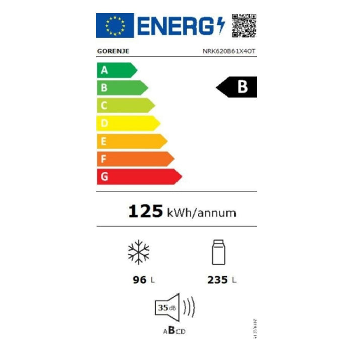 Gorenje NRK620B61X4OT Kühl-/Gefrierkombination