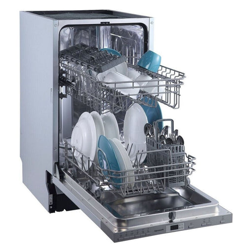 Produktbild vollintegrierbarer Geschirrspüler - Hanseatic HGVI45 Geschirrspüler vollintegrierbar 45cm 10 Maßgedecke E