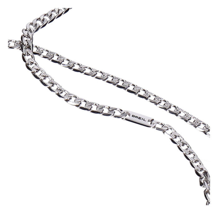 Breil Groovy Halskette Herren Edelstahl One Size