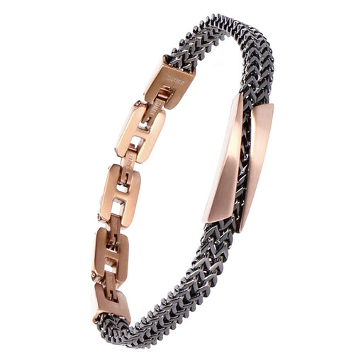 Produktbild Edelstahlarmband - Breil Armband EDIT OUT Herren Stahl Rosegold 22cm