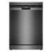 Siemens iQ300 SN23EC03ME Geschirrspüler black inox freistehend 60cm 14 Maßgedecke B