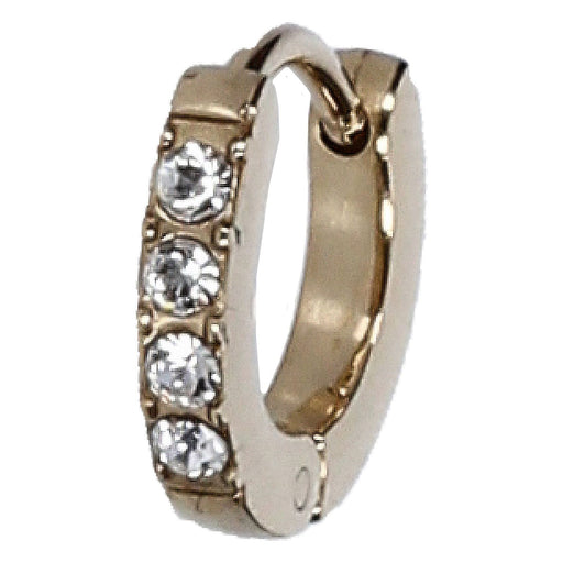 Produktbild Edelstahlarmband - Brosway Chakra Einzelcreole 1,2 cm Damen Edelstahl goldfarben