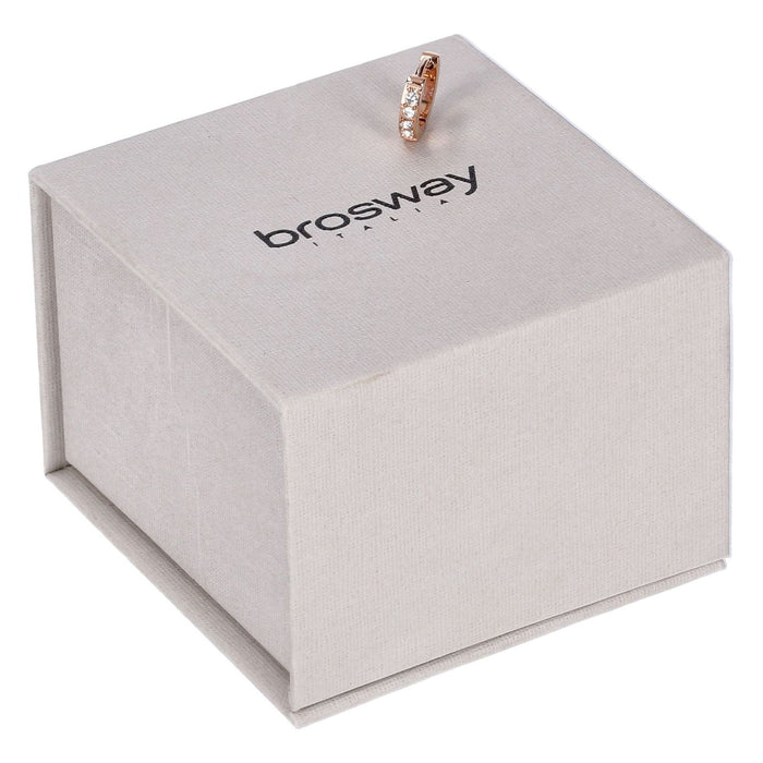 Brosway Chakra Einzelcreole 1,2 cm Damen Edelstahl rosegoldfarben