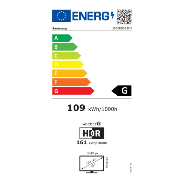 Samsung UE65U8072FU 165,1 cm 65 Zoll 4K Ultra HD Smart