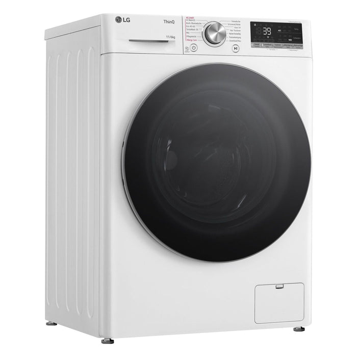 LG W4WR70E61 Waschtrockner Freistehend Frontlader 11kg, 6kg Weiß D