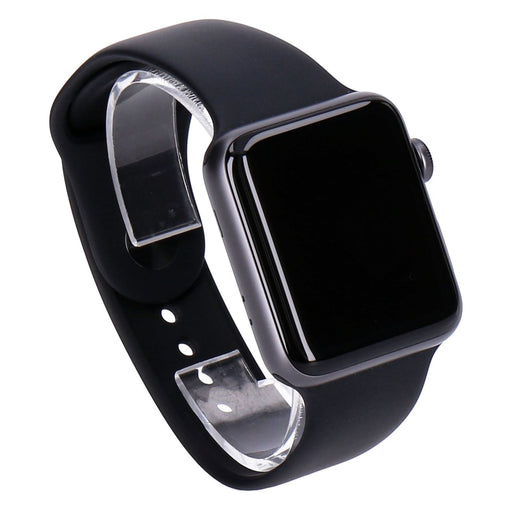 Produktbild Smartwatch - Apple Watch Series 3 42mm GPS Spacegrau Aluminiumgehäuse mit Sportarmband schwarz