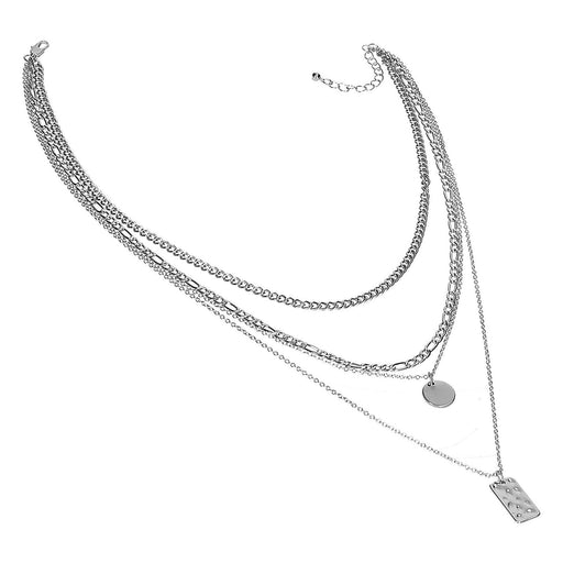 Produktbild Edelstahlarmband - Pieces Halskette für Damen Edelstahl silber