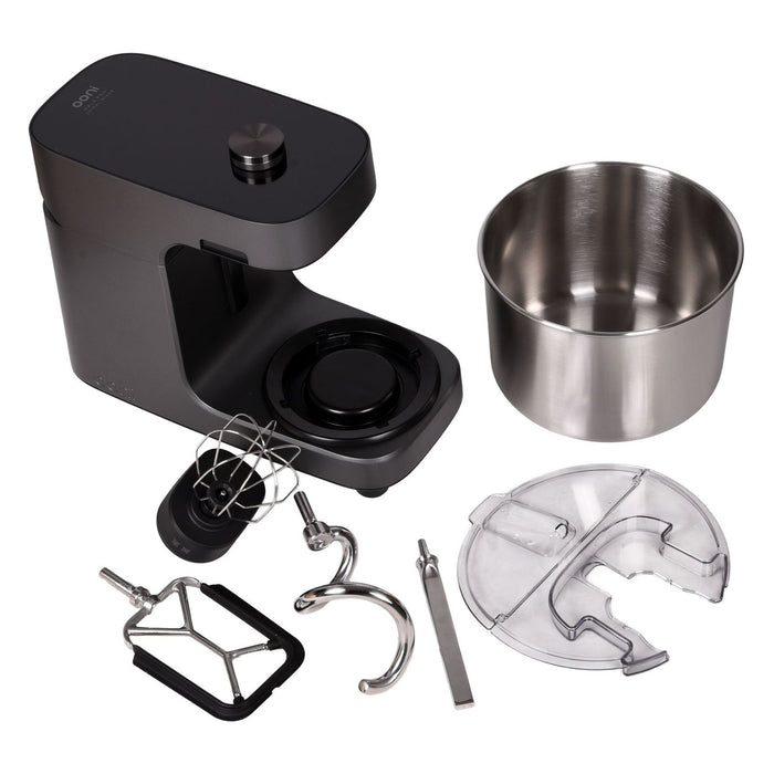 Ooni Halo Pro Professioneller Spiralkneter – 7,3-Liter-Küchenmaschine mit Zubehör