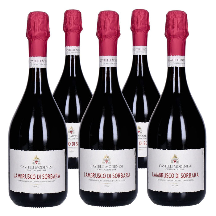 Castelli Modenesi Lambrusco di Sorbara 5 x 0,75 L