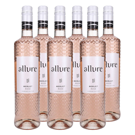 Produktbild Roséwein - allure Merlot Rosé Halbtrocken 6 x 0,75 L