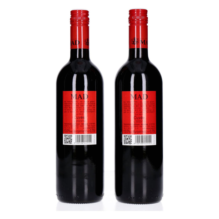 Weingut MAD Geschenk-Set Herztröpferl Rotwein 2 x 0,75 L