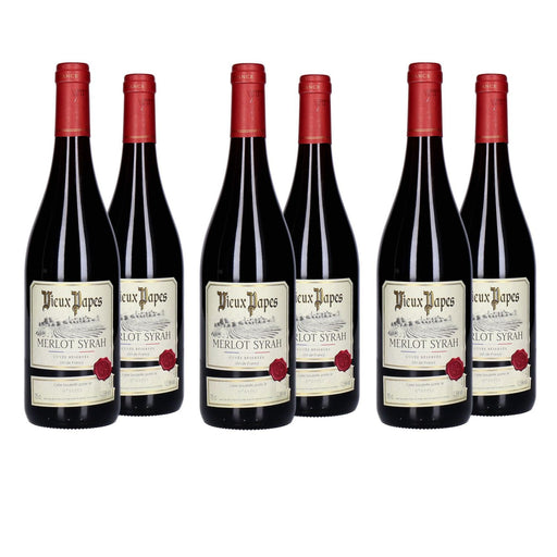 Produktbild Rotwein - Vieux Papes Merlot Syrah Rouge 6 x 0,75 L