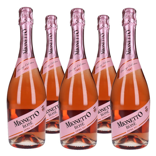 Produktbild Schaumwein - Mionetto Prosecco Rosé DOC Millesimato Extra Dry 5 x 0,75 L