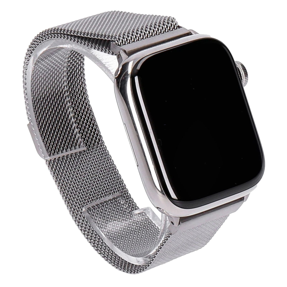 Produktbild Smartwatch - Apple Watch Series 7 45mm GPS + 4G Silber Edelstahlgehäuse mit Milanaise Armband Silber