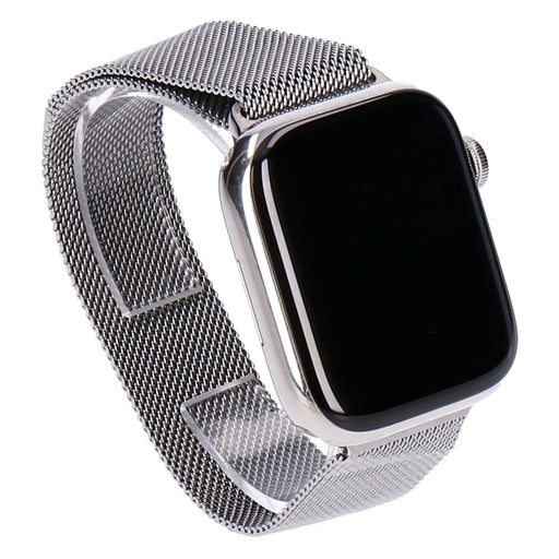 Produktbild Smartwatch - Apple Watch Series 7 45mm GPS + 4G Silber Edelstahlgehäuse mit Milanaise Armband Silber