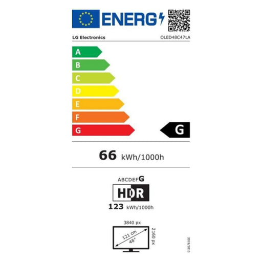 Produktbild OLED-Fernseher - LG OLED48C41LA Fernseher 121,9 cm (48") 4K Ultra HD Smart-TV WLAN Schwarz