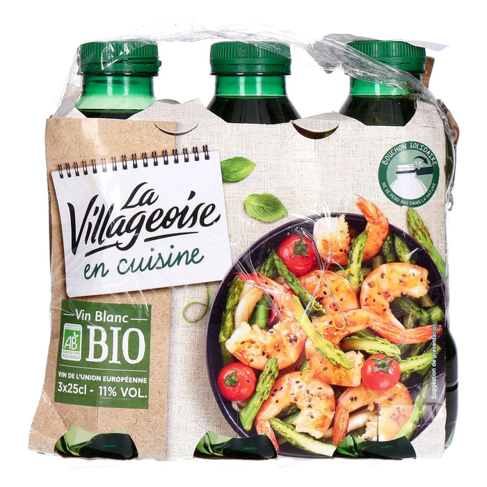La Villageoise Weisswein 3 x 0,25 L