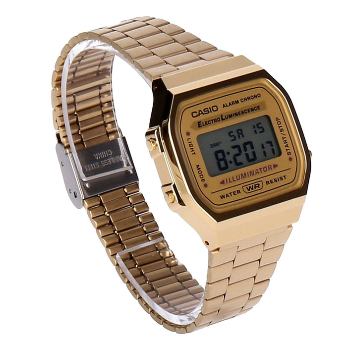 CASIO Vintage Iconic A168WG-9EF Gold Armbanduhr