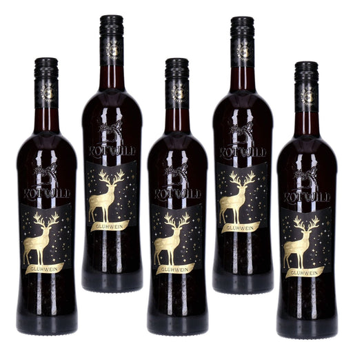Produktbild Rotwein - Rotwild Glühwein Rot Süß 5 x 0,75 L