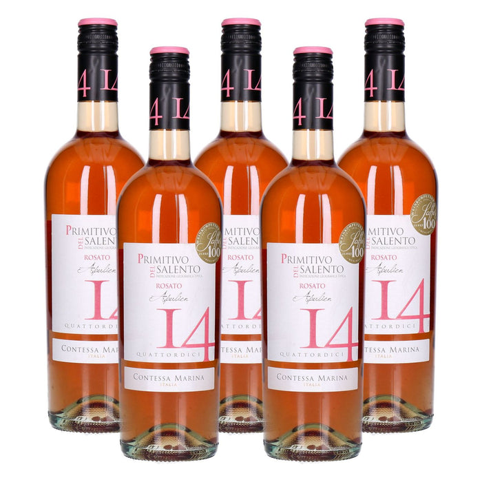 Contessa Marina Salento IGT Rosato "14" 5 x 0,75 L