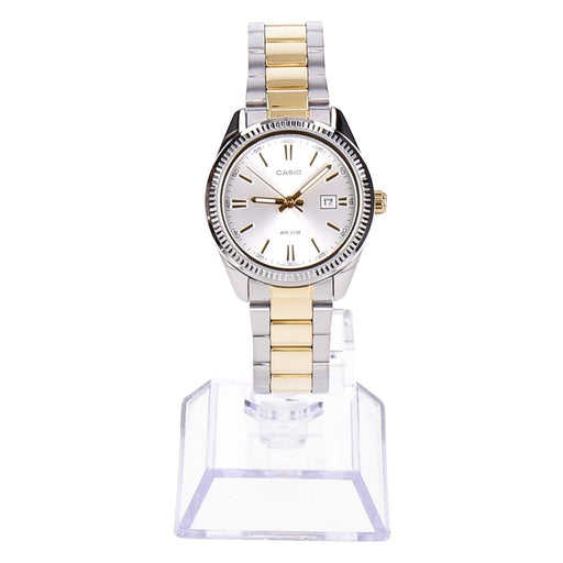 Produktbild Quarzuhr - Casio Damen Armbanduhr LTP-1302PSG-7AVEF Farbe gold-silber