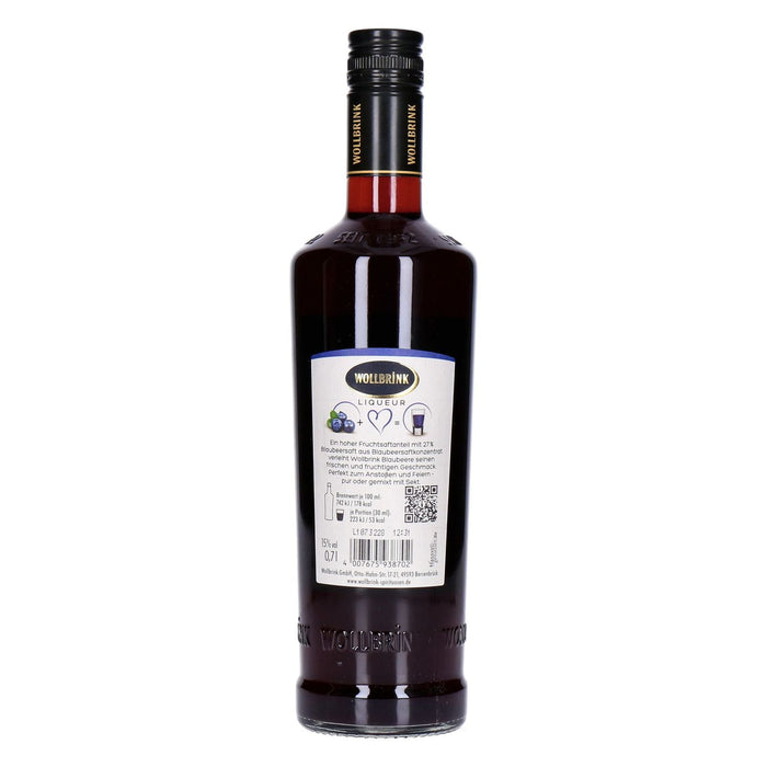 Wollbrink Blaubeerlikör 1 x 0,7 L