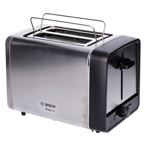 Produktbild Toaster - Bosch DesignLine TAT5P420DE 2-Scheiben Toaster 970W Edelstahl / Schwarz