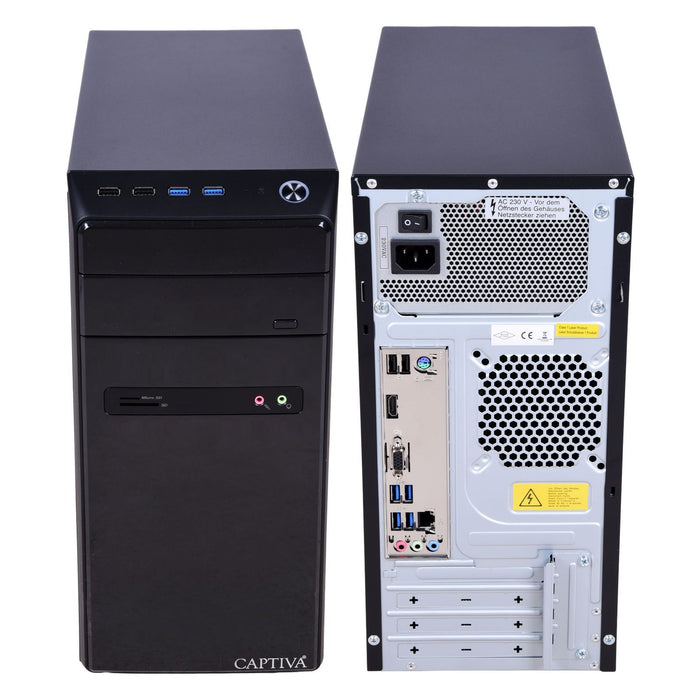 Captiva Power Starter I65-478 Desktop PC i5-10400 16GB DDR4 500GB M.2 SSD Win11 Pro